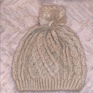 Winter hat with pom pom